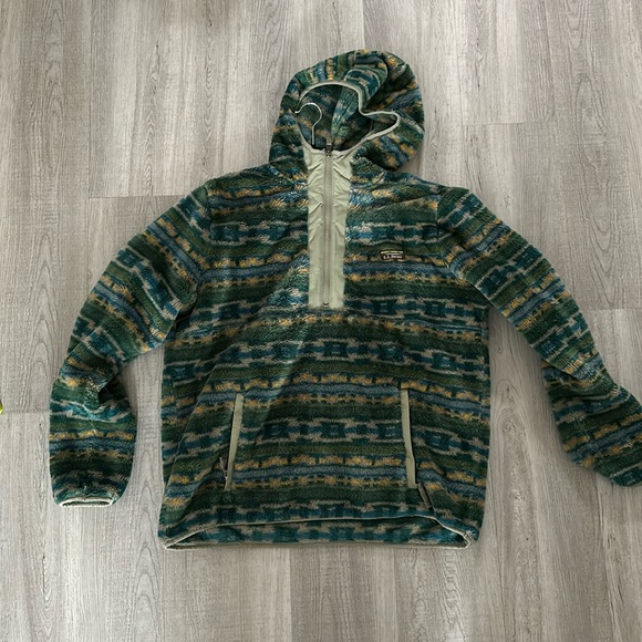 LL Bean size large hooded sweatshirt - Picture 1 of 6